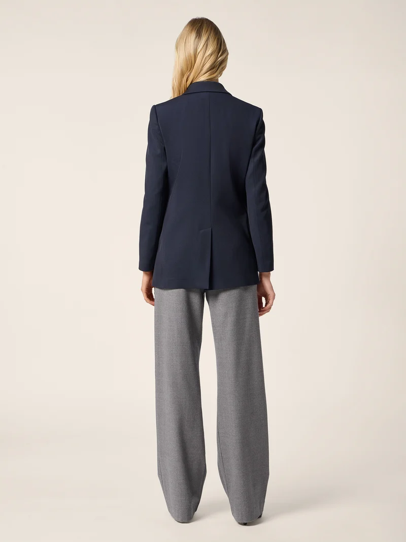 Wool-Cotton Drill Blazer