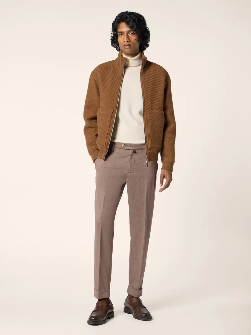 Jannik — Pants in Cotton-Wool Stretch Drill