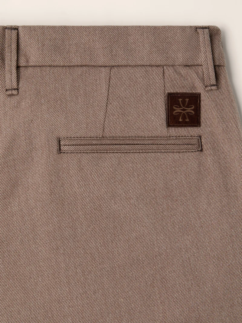 Jannik — Pants in Cotton-Wool Stretch Drill