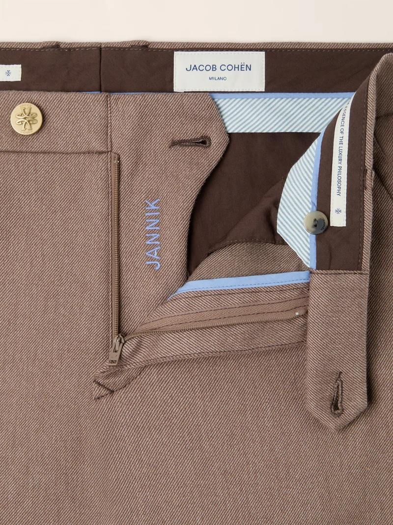 Jannik — Pants in Cotton-Wool Stretch Drill