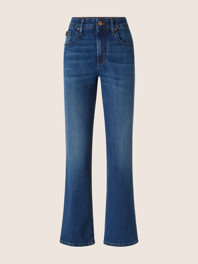 Kate Crop – Power Stretch Jeans in Regenerated Cotton-Lyocell