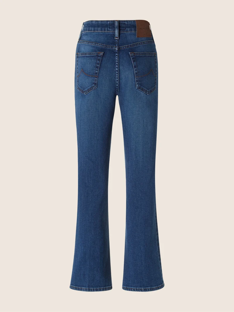 Kate Crop – Power Stretch Jeans in Regenerated Cotton-Lyocell