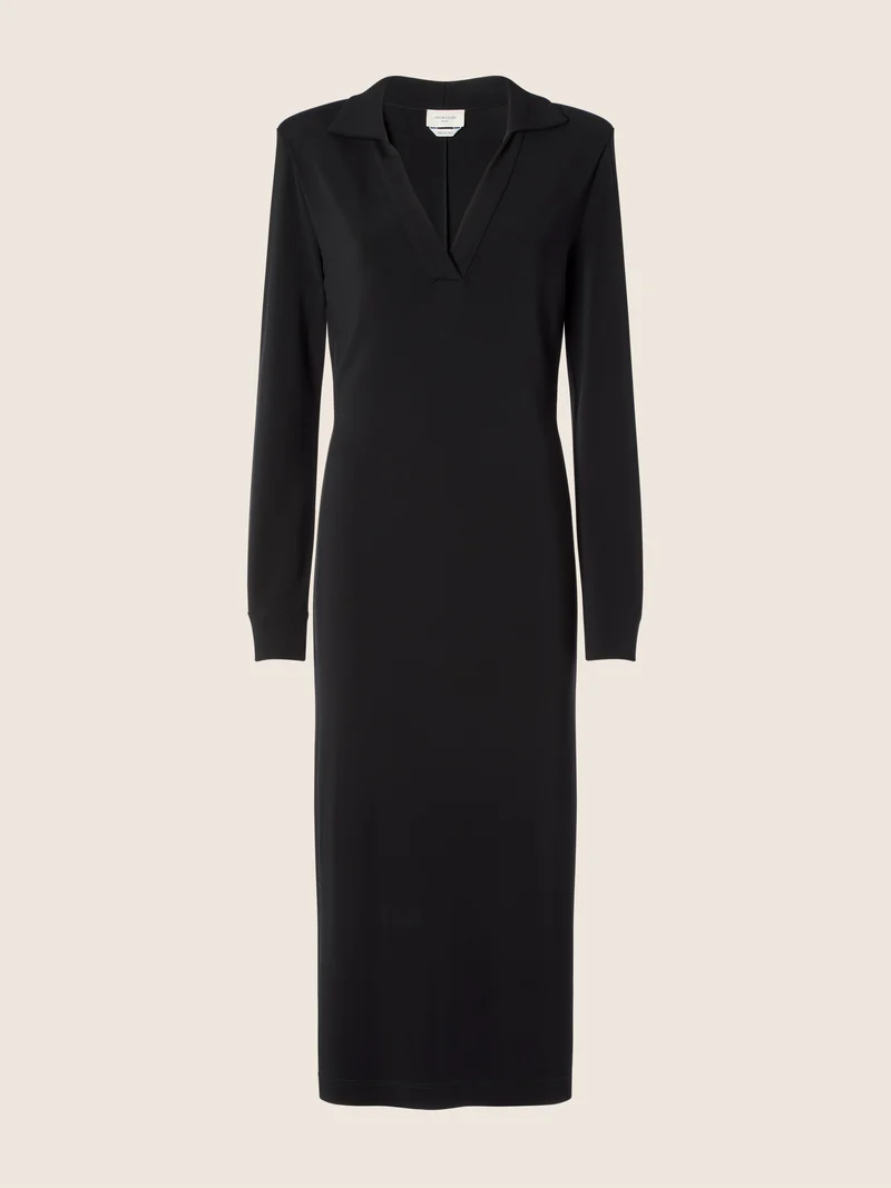 Matte Stretch Viscose Jersey Dress