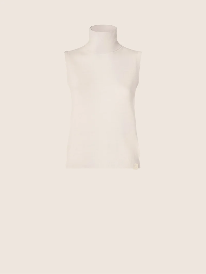 Wool Sleeveless Sweater