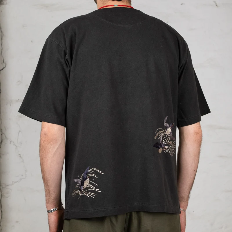 Athletic T-Shirt "Chidori" Graphite