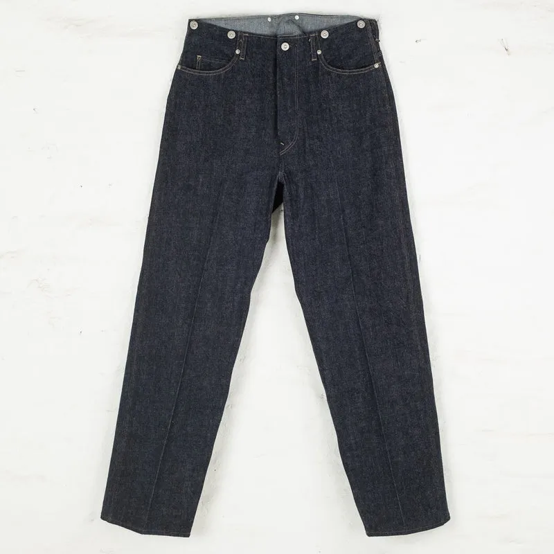Beltless Waist Jean Trouser "990" Indigo