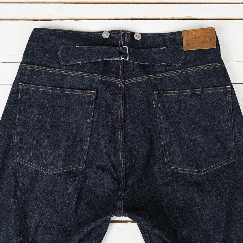 Beltless Waist Jean Trouser "990" Indigo