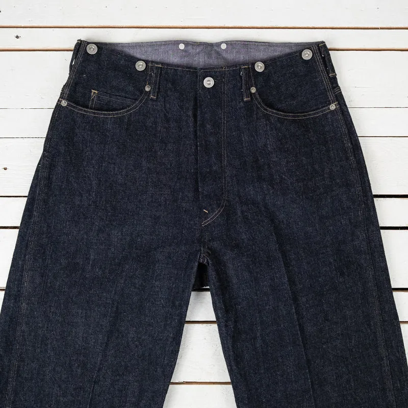 Beltless Waist Jean Trouser "990" Indigo