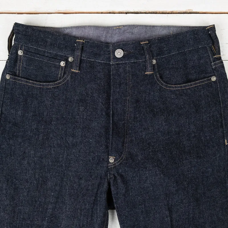 Beltless Waist Jean Trouser "990" Indigo