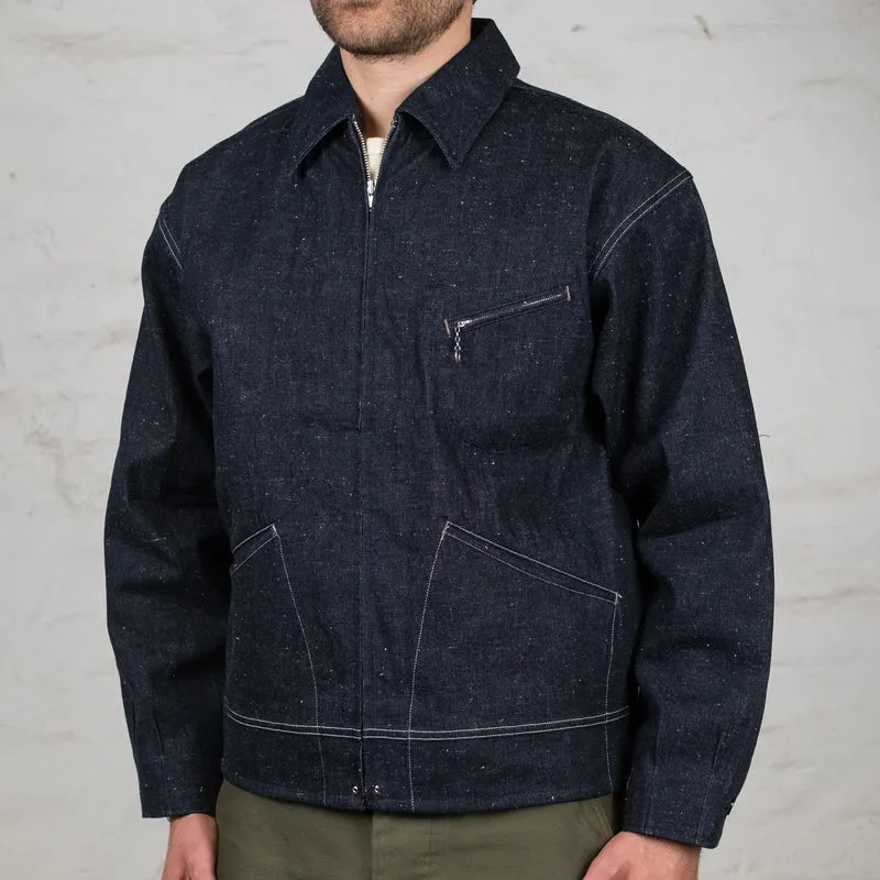 Erwin Zip Jacket Indigo