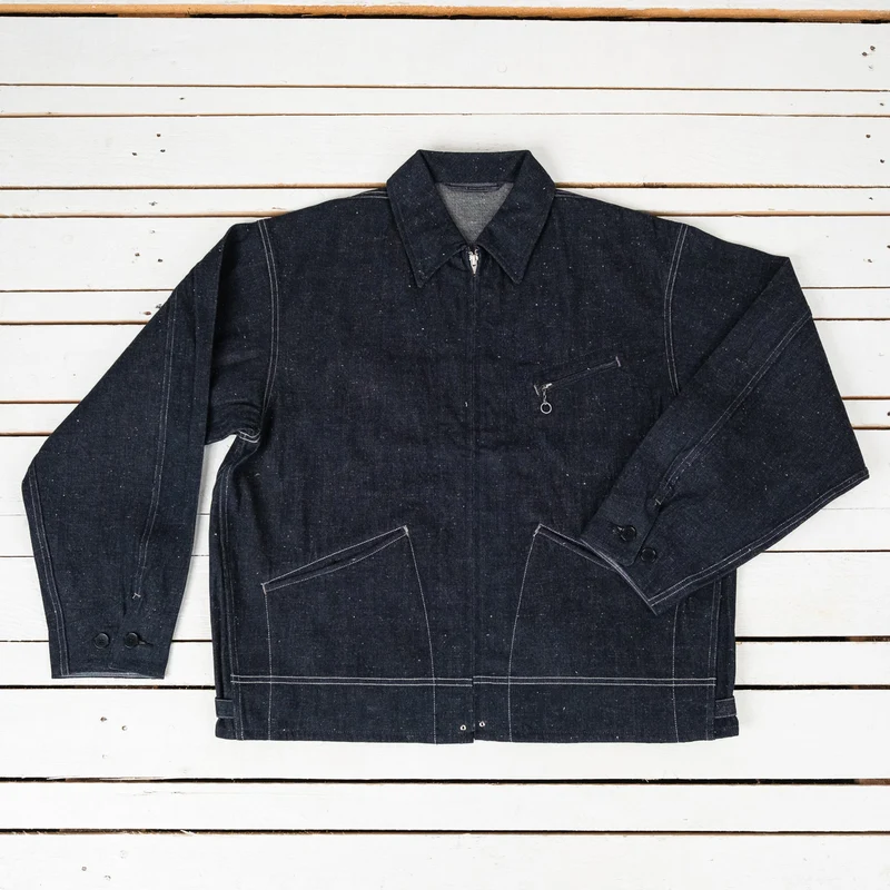 Erwin Zip Jacket Indigo