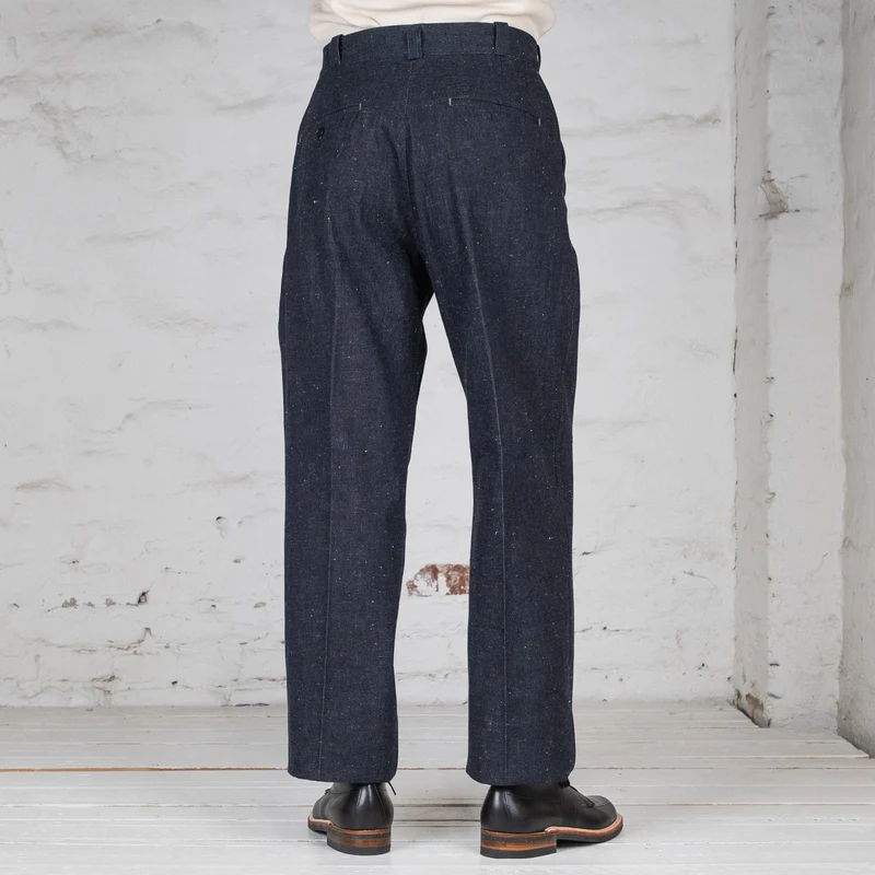 Split Pocket Regent Trouser Indigo
