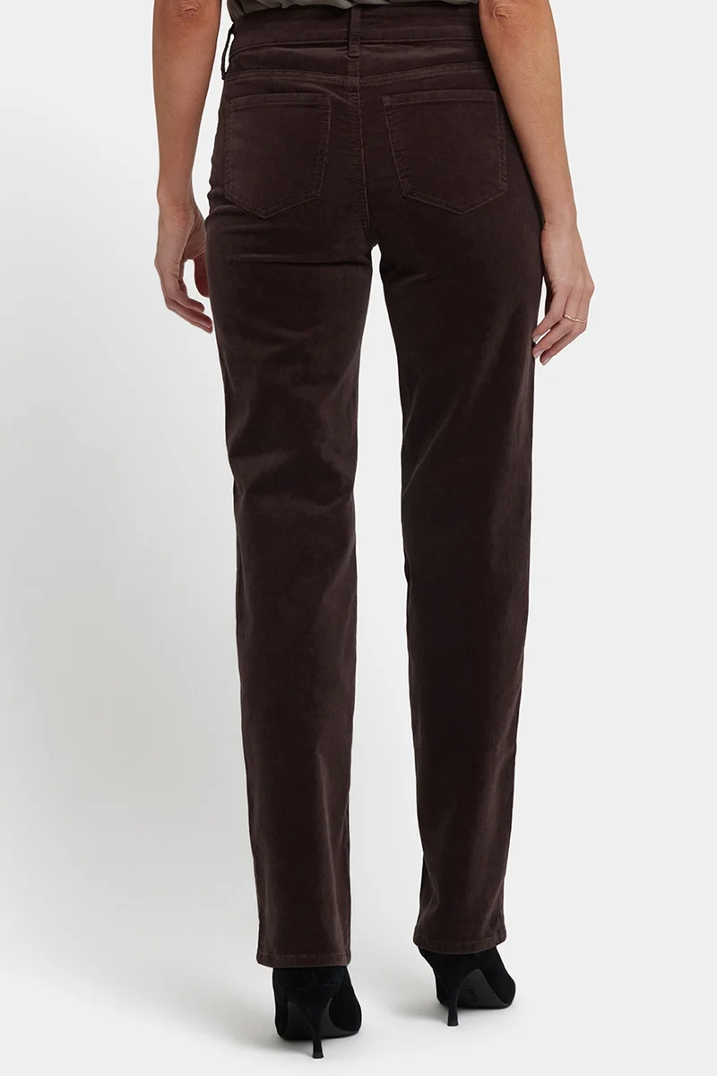 Marilyn Straight Corduroy Pants | Bitter Chocolate