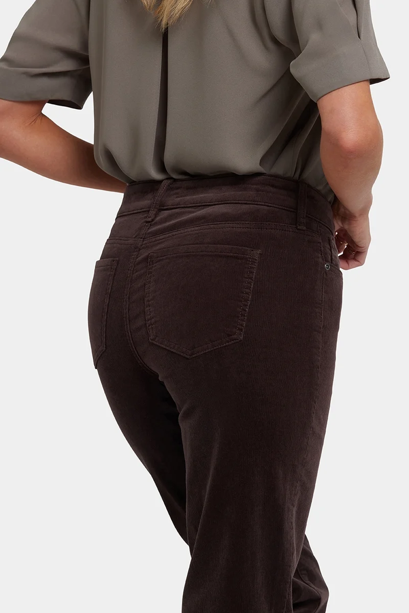Marilyn Straight Corduroy Pants | Bitter Chocolate