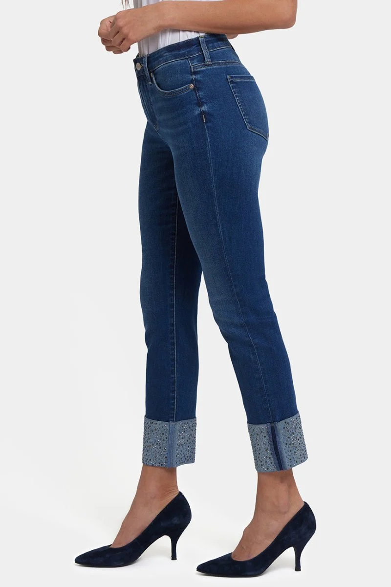 Sheri Slim Ankle Jeans | Vintage Lapis
