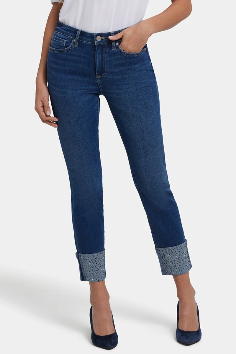 Sheri Slim Ankle Jeans | Vintage Lapis