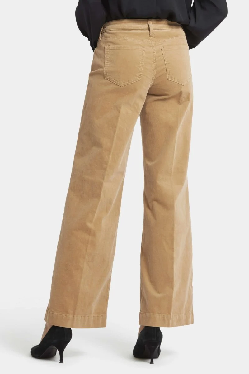 Teresa Wide Leg Hose Corduroy | Sand Dune