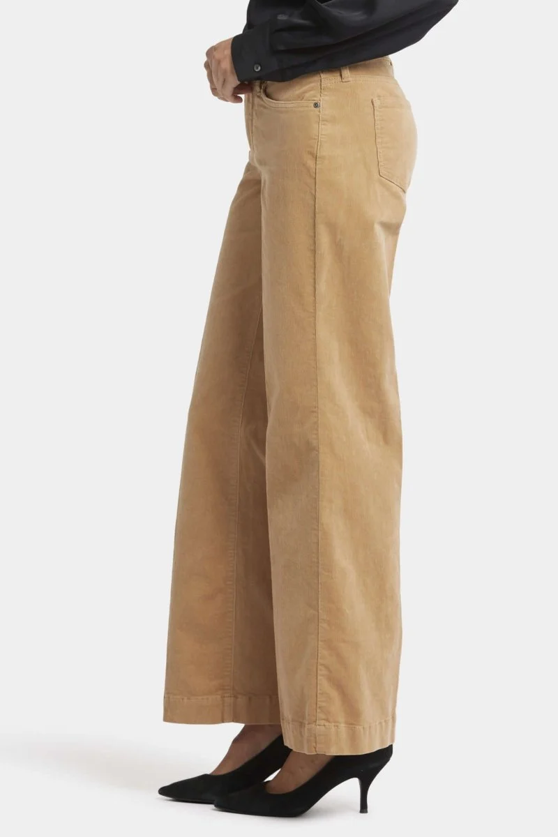 Teresa Wide Leg Hose Corduroy | Sand Dune