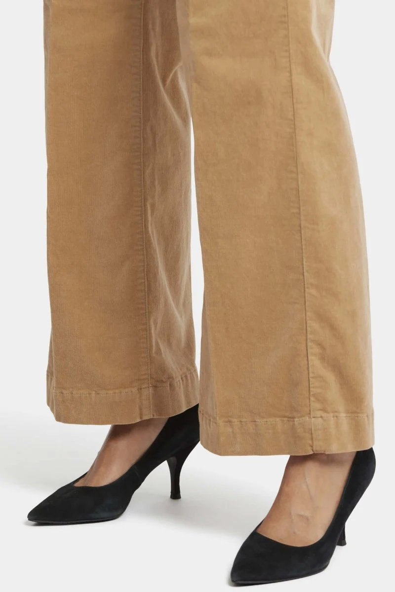 Teresa Wide Leg Hose Corduroy | Sand Dune