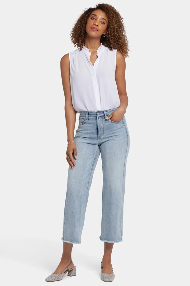 HR Coco Relaxed Wide Leg Crop | Santiago sea