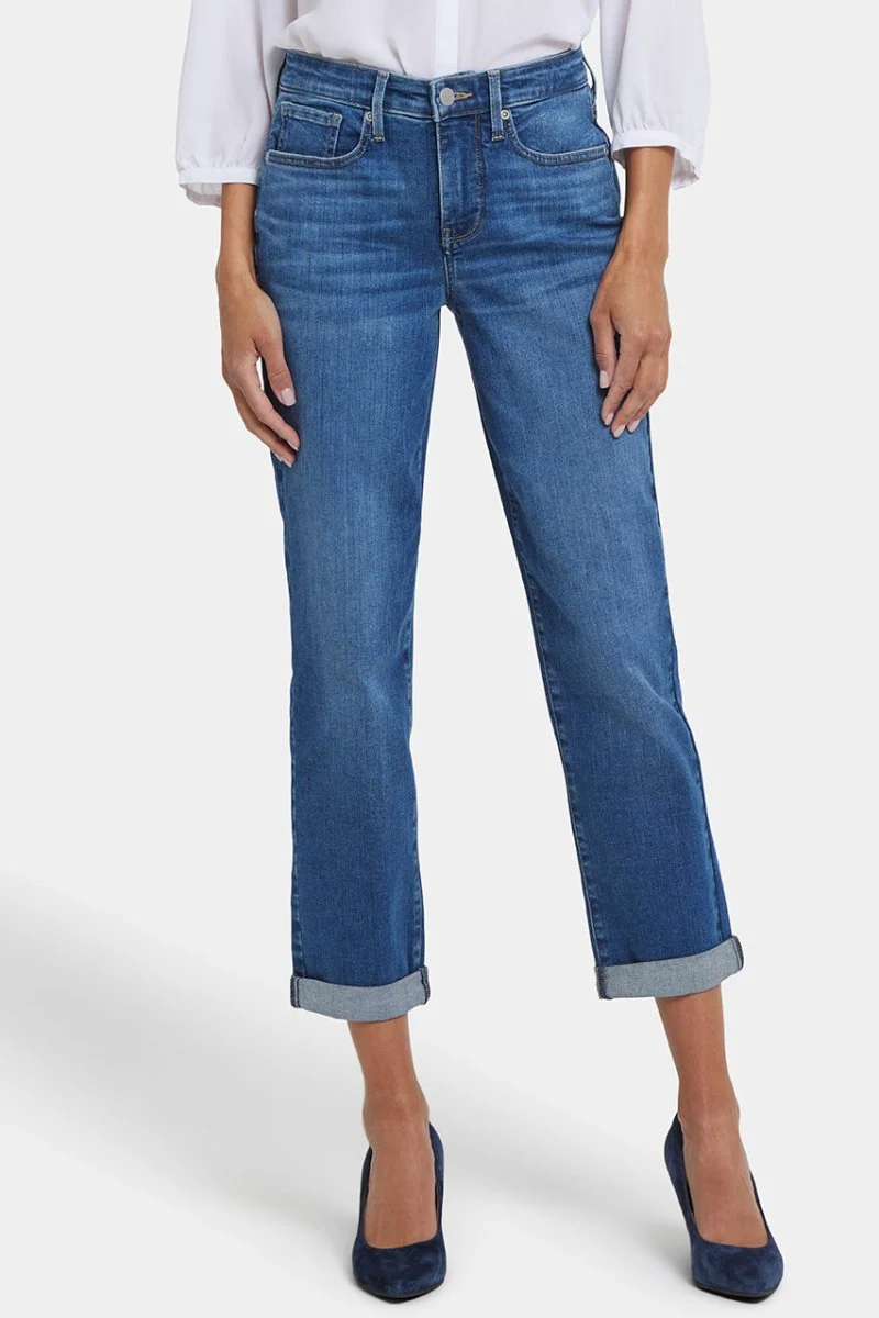 Margot Girlfriend Jeans | Opera Blue