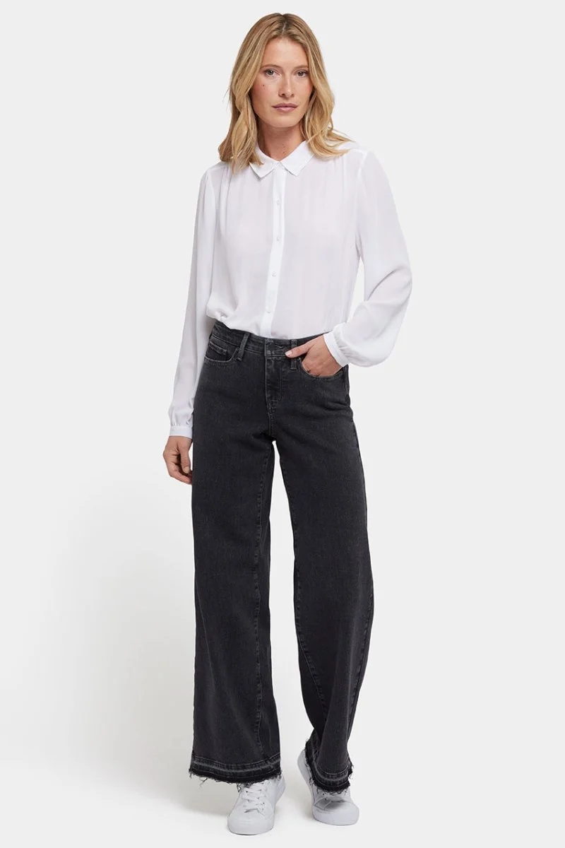 Teresa Wide Leg Jeans | Slate Stone