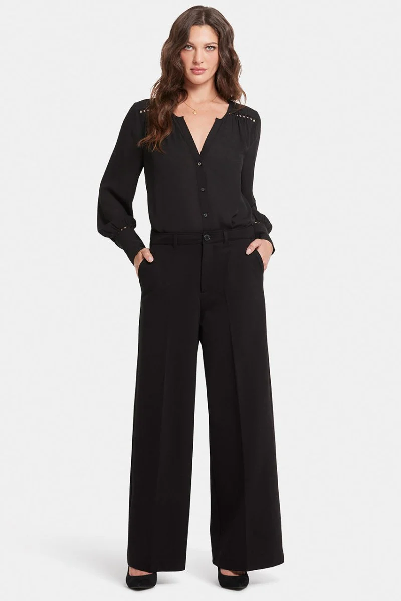 Whitney Hose aus Ponte Knit | Black
