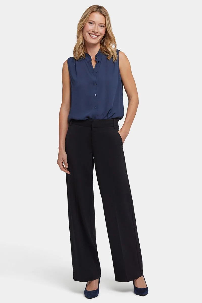 Fiona Hose aus Ponte Knit | Black