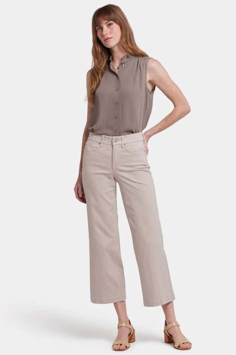 Waist-Match™ Teresa Wide Leg Ankle Jeans Übersetzung: Waist-Match™ Teresa Weites Bein Knöc | Feather