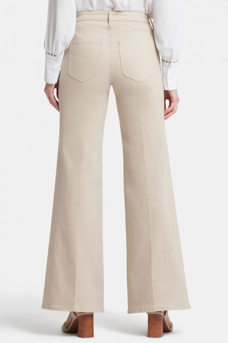Mia Palazzo Jeans in kurzegröße mit hoher Taille | Feather