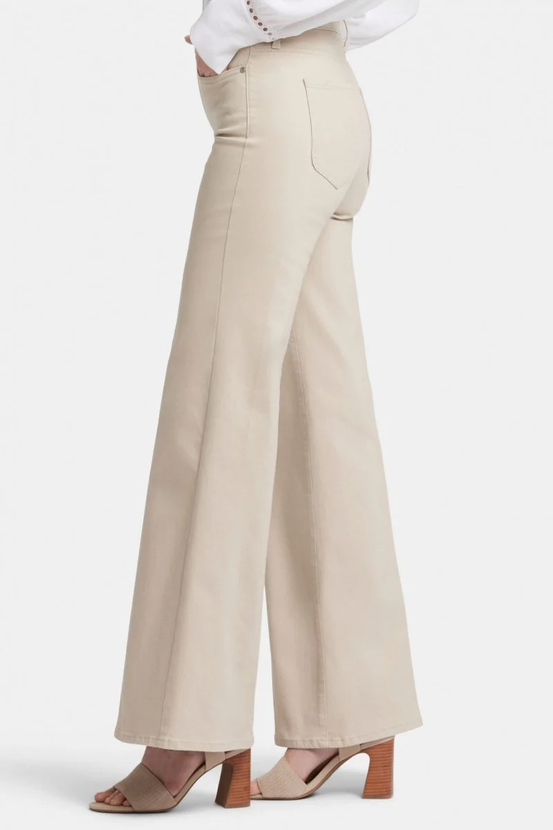 Mia Palazzo Jeans in kurzegröße mit hoher Taille | Feather