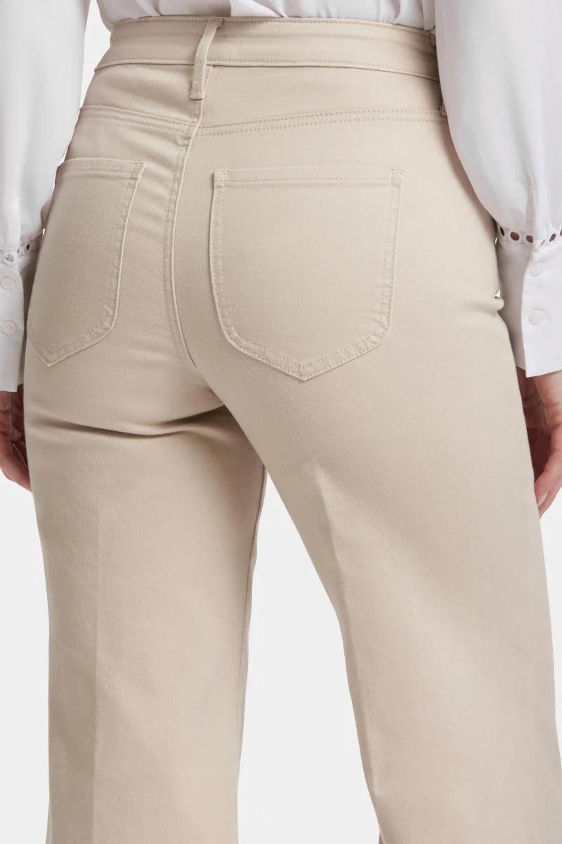 Mia Palazzo Jeans in kurzegröße mit hoher Taille | Feather