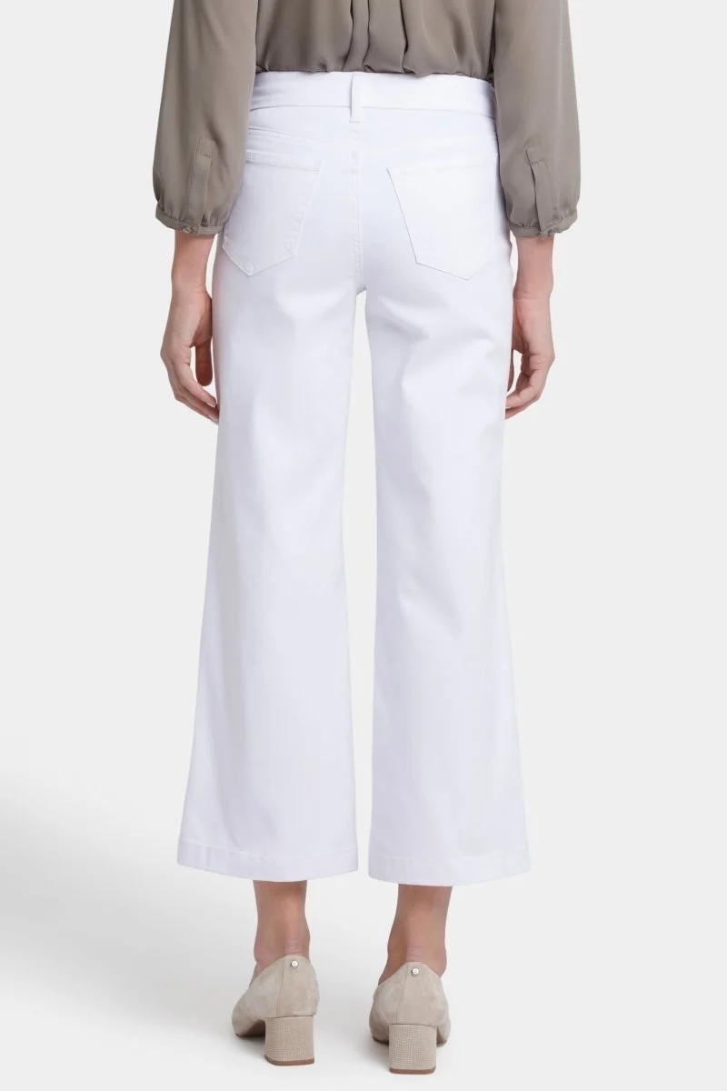 Waist-Match™ Teresa Wide Leg Ankle Jeans Übersetzung: Waist-Match™ Teresa Weites Bein Knöc | Optic White