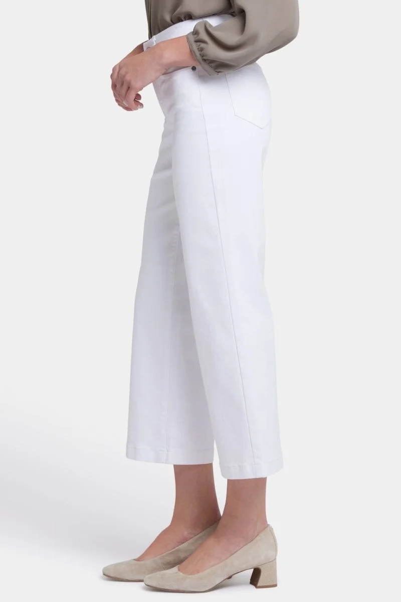 Waist-Match™ Teresa Wide Leg Ankle Jeans Übersetzung: Waist-Match™ Teresa Weites Bein Knöc | Optic White