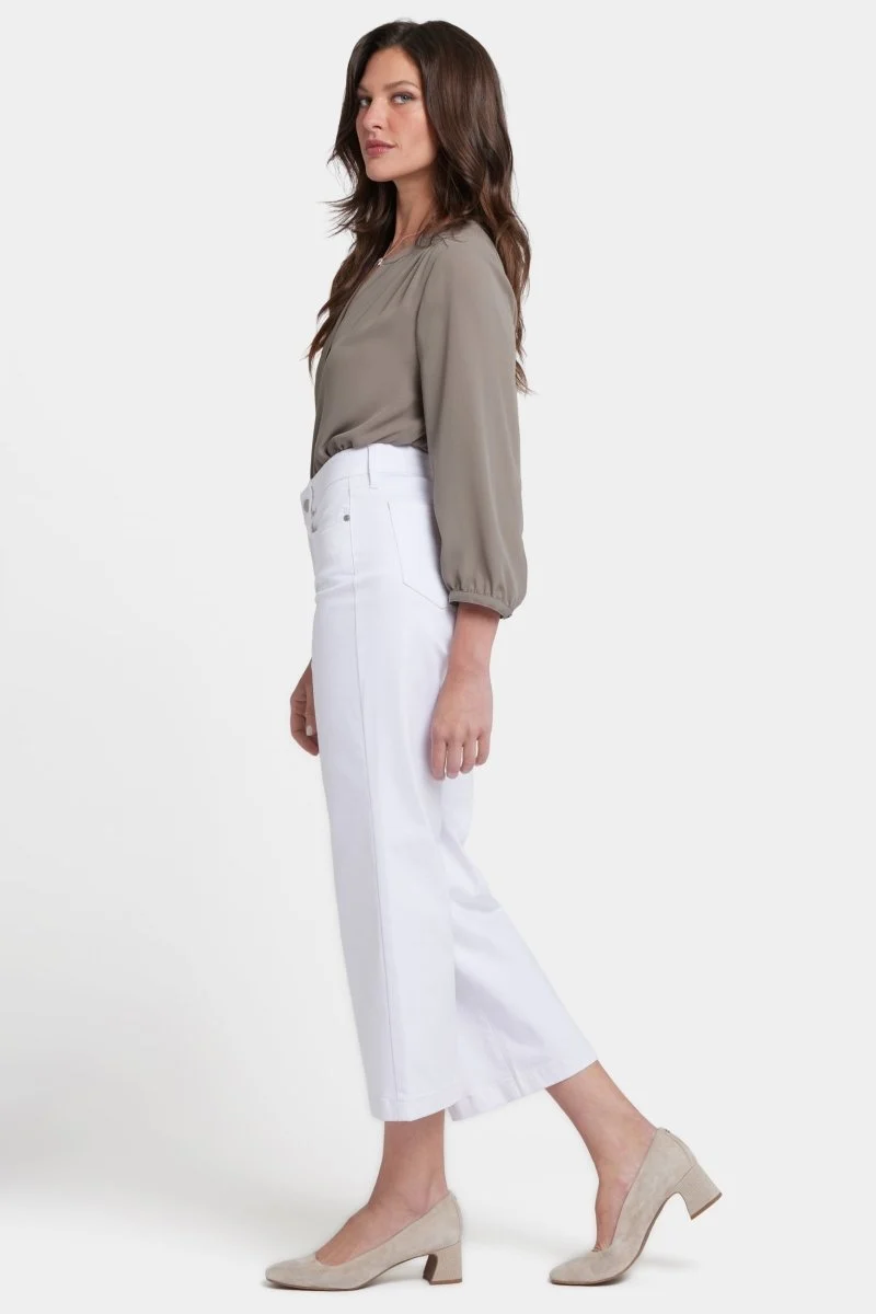 Waist-Match™ Teresa Wide Leg Ankle Jeans Übersetzung: Waist-Match™ Teresa Weites Bein Knöc | Optic White