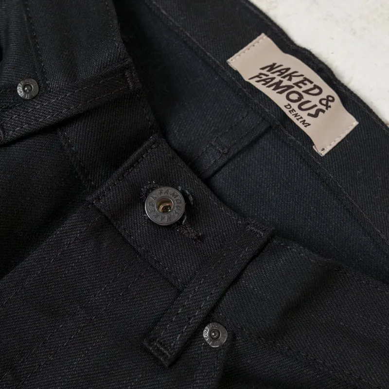 True Guy Solid Black Selvedge