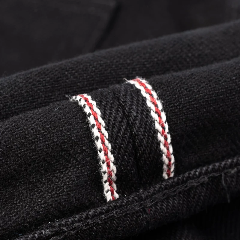 IH-634S-SBG 21oz Straight Cut Jeans Superblack (Fades to Grey)