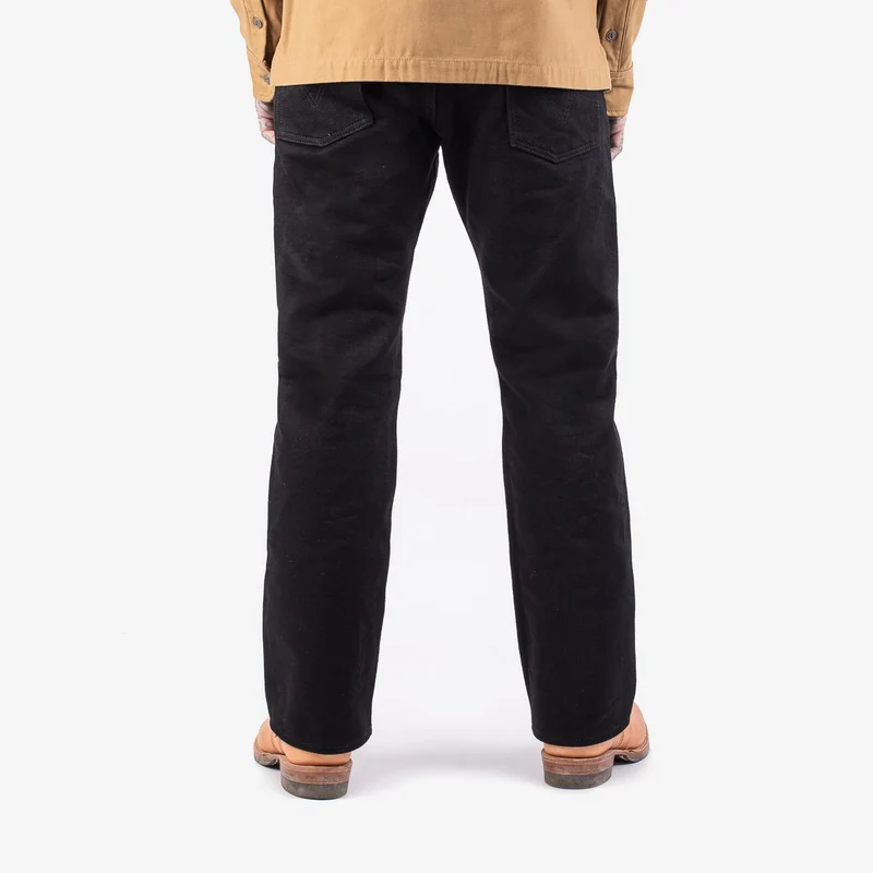 IH-634S-SBG 21oz Straight Cut Jeans Superblack (Fades to Grey)
