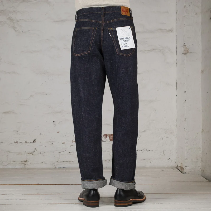 0811 15,5 oz. Slub Nep Loose Fit Jeans