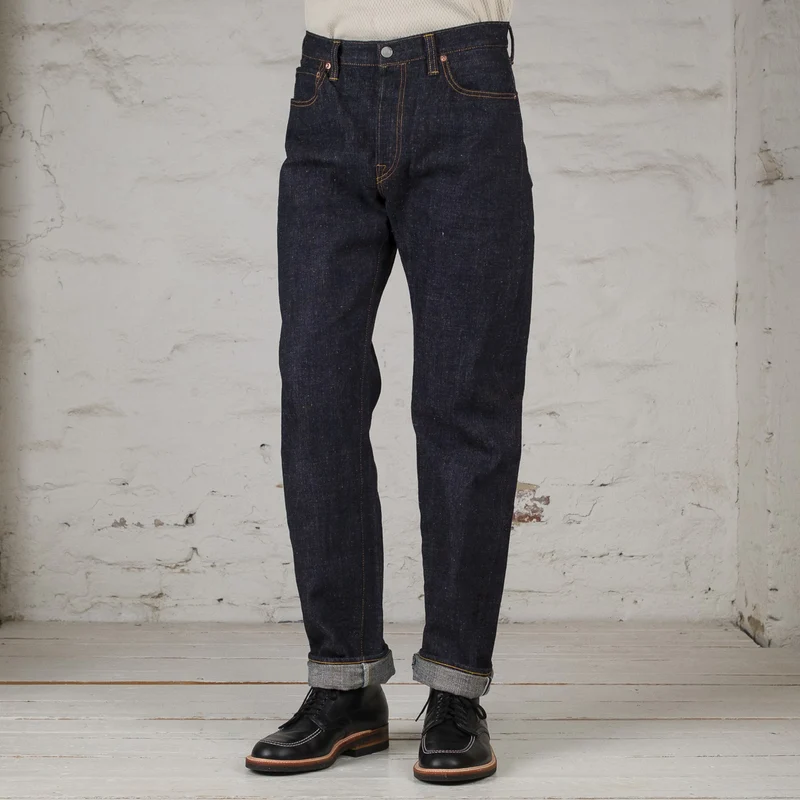 0611 15,5 oz. Slub Nep Relax Fit Jeans