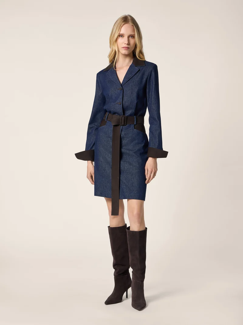 Cotton Denim Dress