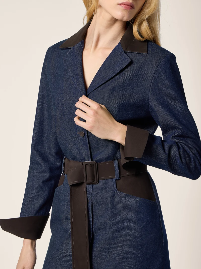 Cotton Denim Dress