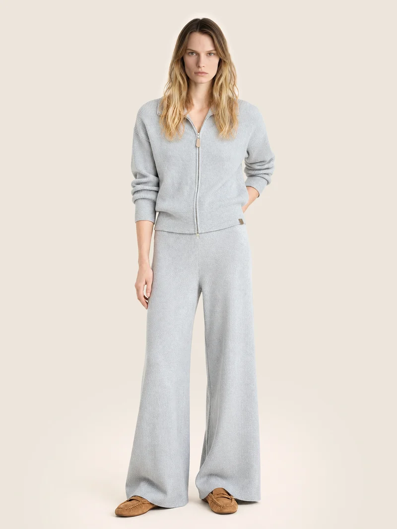Cashmere English Rib Cardigan