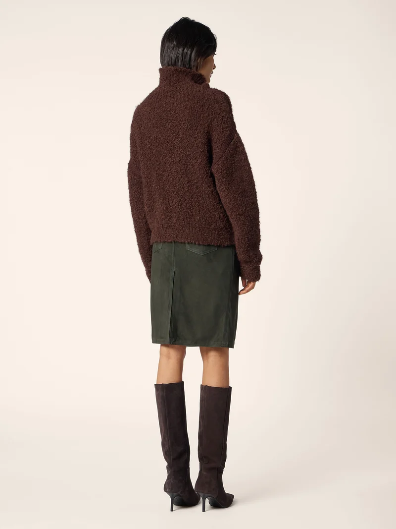 Alpaca Blend Bouclé Sweater
