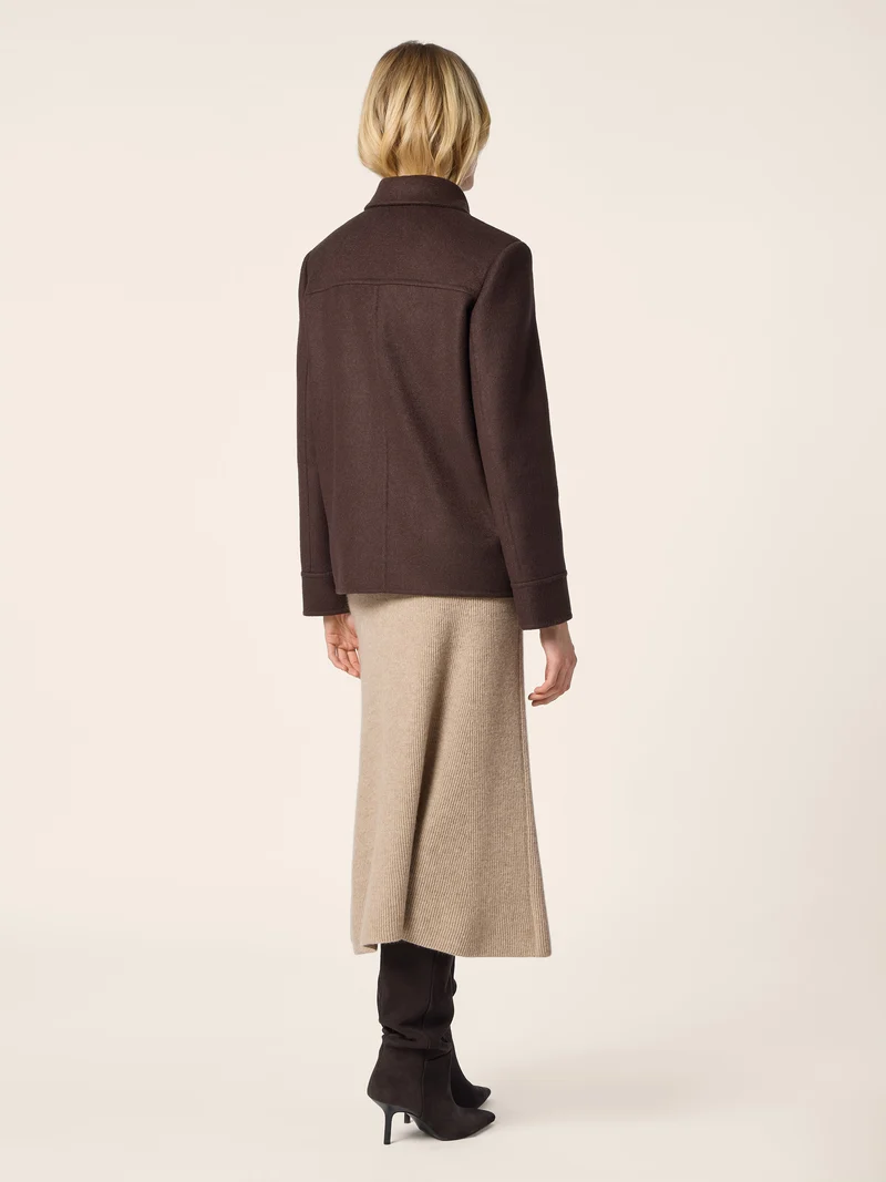 Cashmere-Wool-Silk Double Jacket