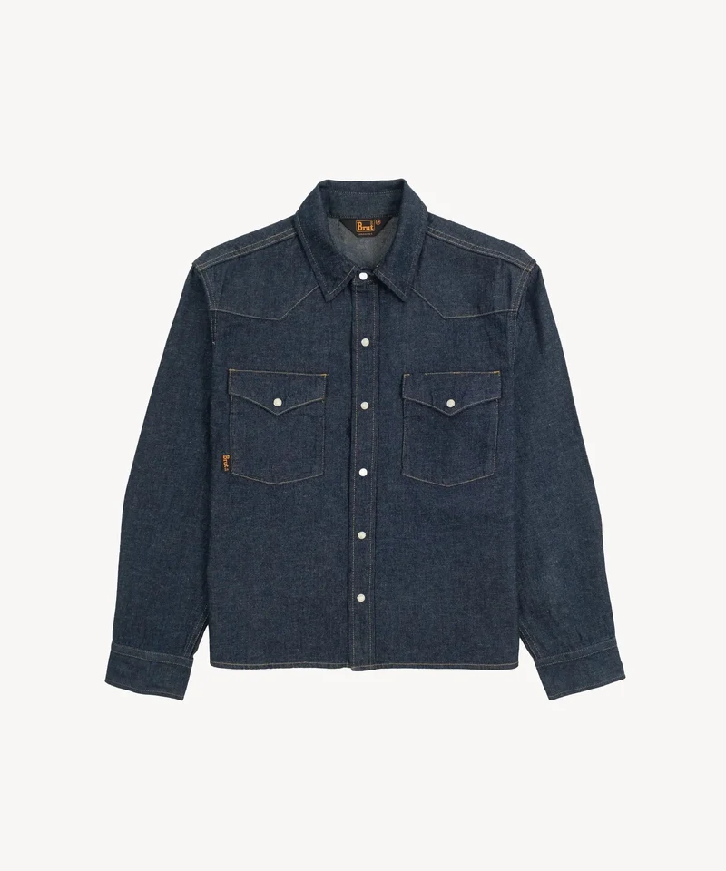 THE CROPPED DENIM SHIRT
