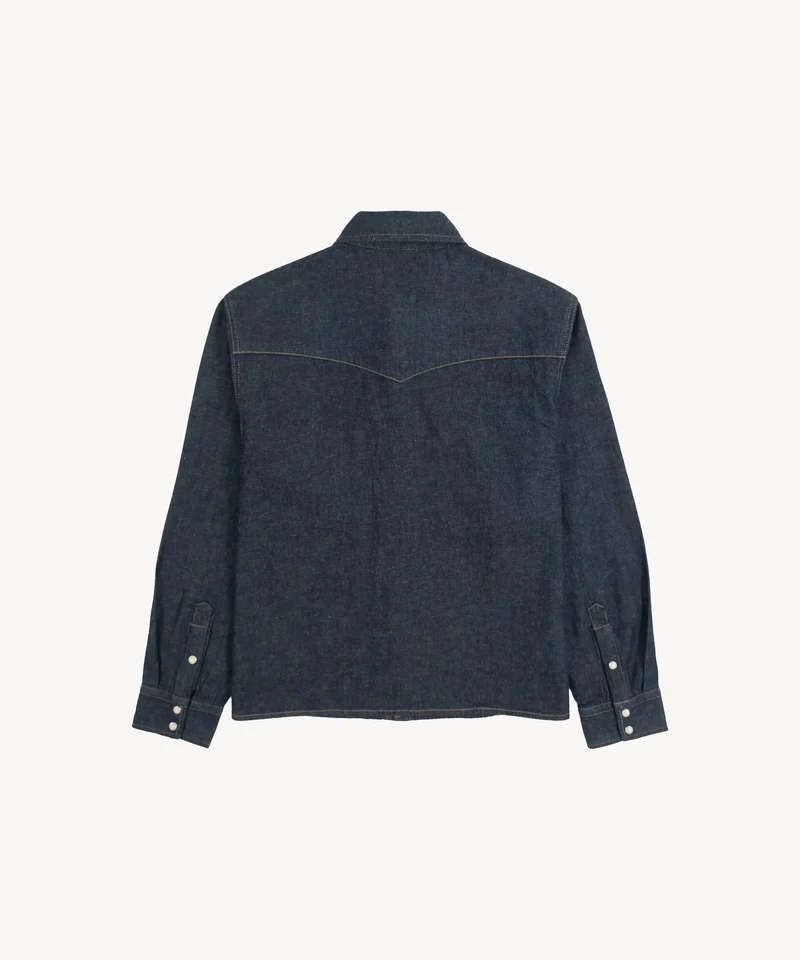 THE CROPPED DENIM SHIRT