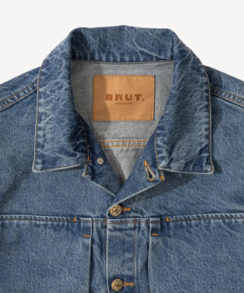 THE PLEATED DENIM JACKET