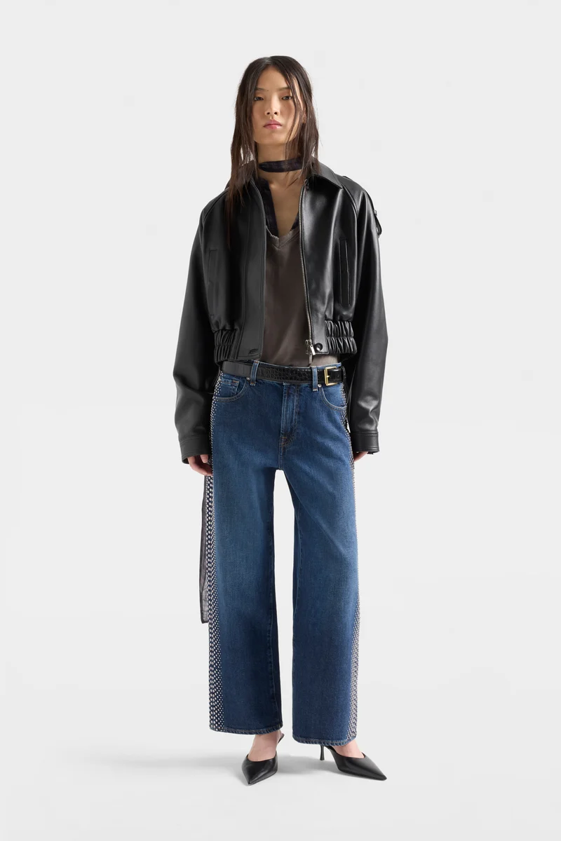 STOVEPIPE STRAIGHT ANKLE in Denim Revolt