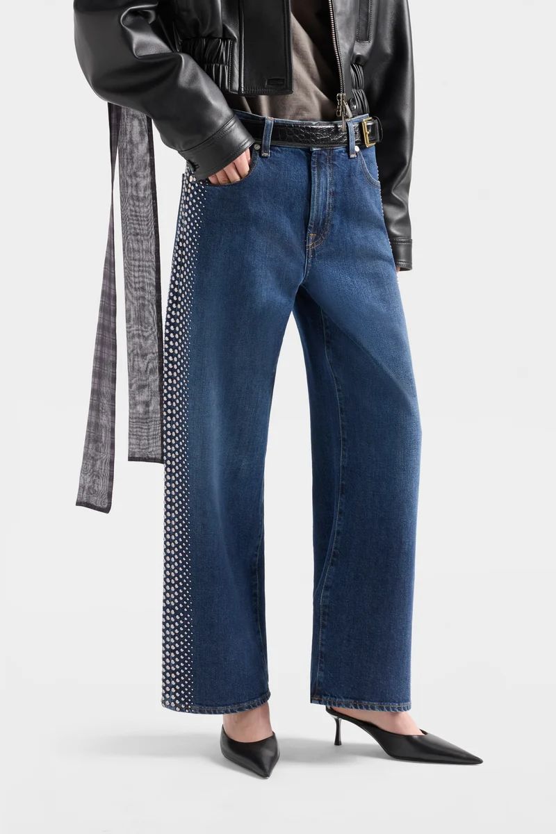 STOVEPIPE STRAIGHT ANKLE in Denim Revolt